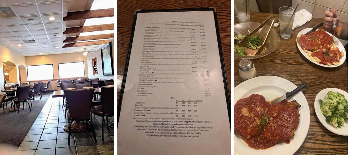 Nicolinni's Menu